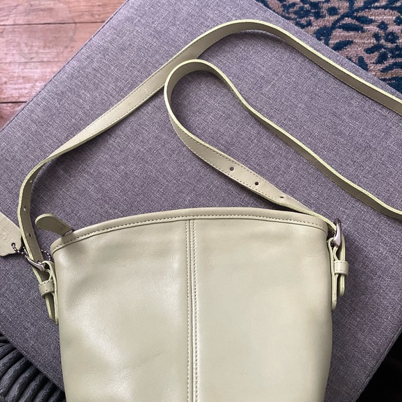 Coach Vintage Light Green Basket Shoulder Bag 4107 - Picture 9 of 13